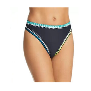 Platinum inspired by Solange Ferrarini High-Waist Bikini Blue Size S